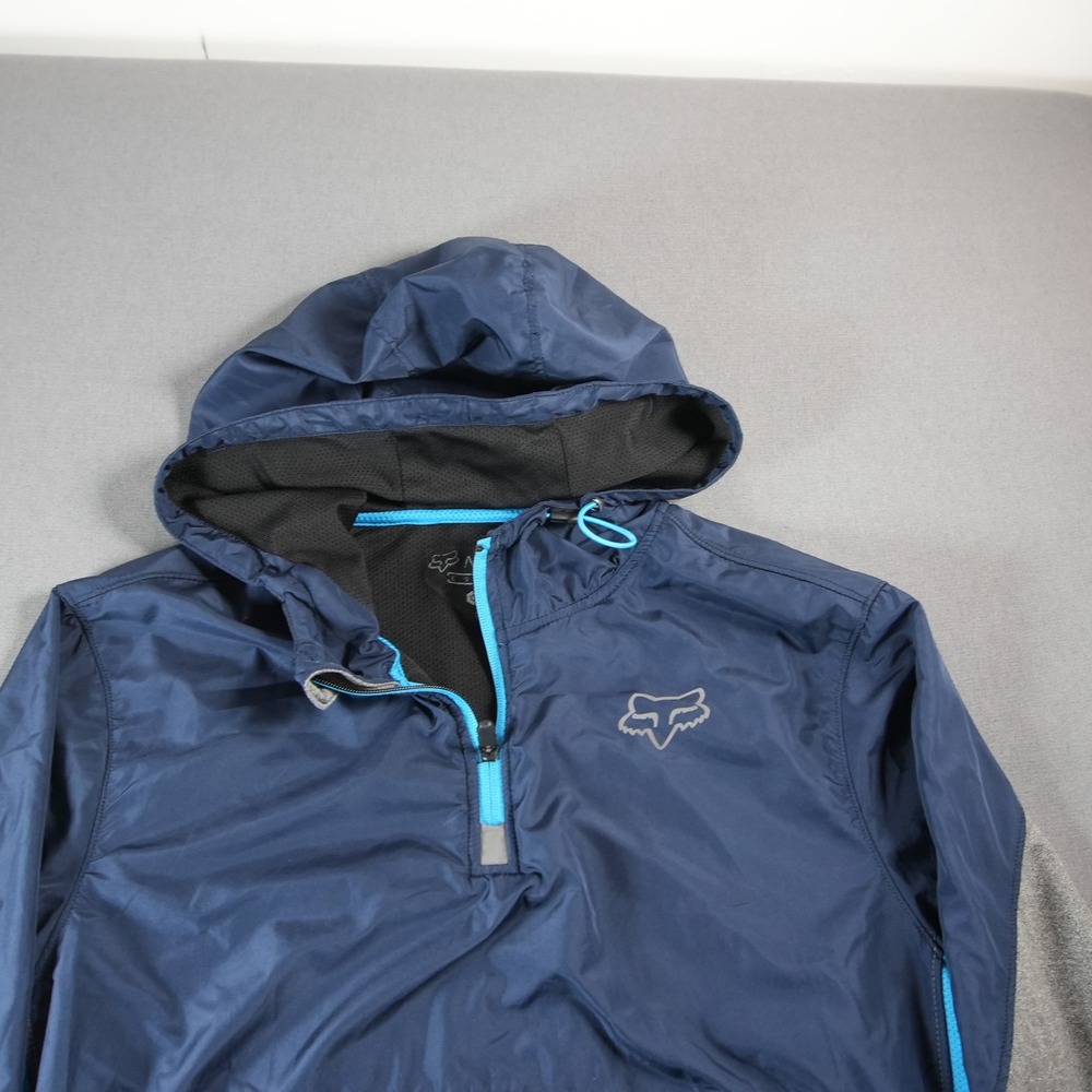 Fox Active Racing Active 1/4 Zip Hooded Everyday Men Jacket MTB Gym Racing M - Picture 11 of 16